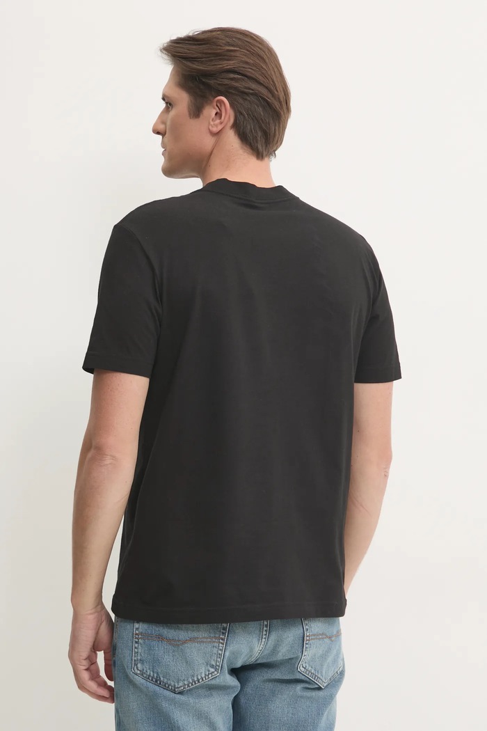 Odzież Calvin Klein Jeans t-shirt bawełniany J30J327109 czarny
