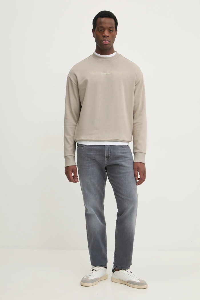 Calvin Klein t-shirt bawełniany K10K113799 biały SS25