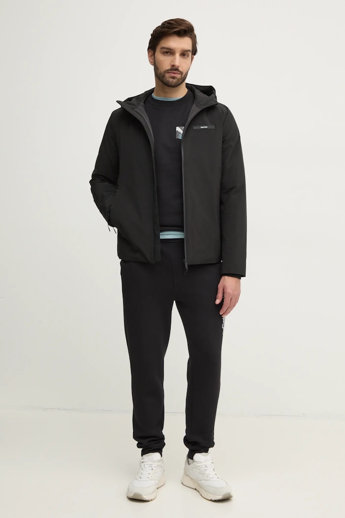 Βαμβακερό μπλουζάκι Calvin Klein K10K113800 τιρκουάζ SS25