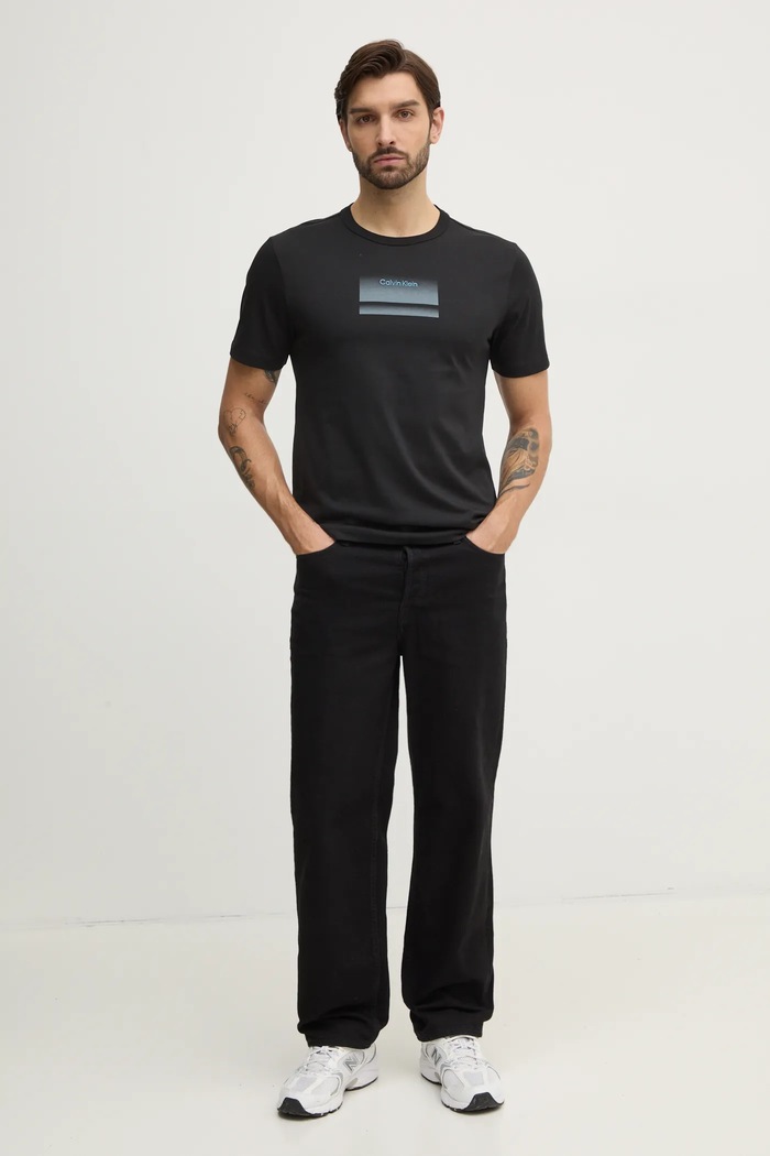 Tričko Calvin Klein K10K113803 černá SS25