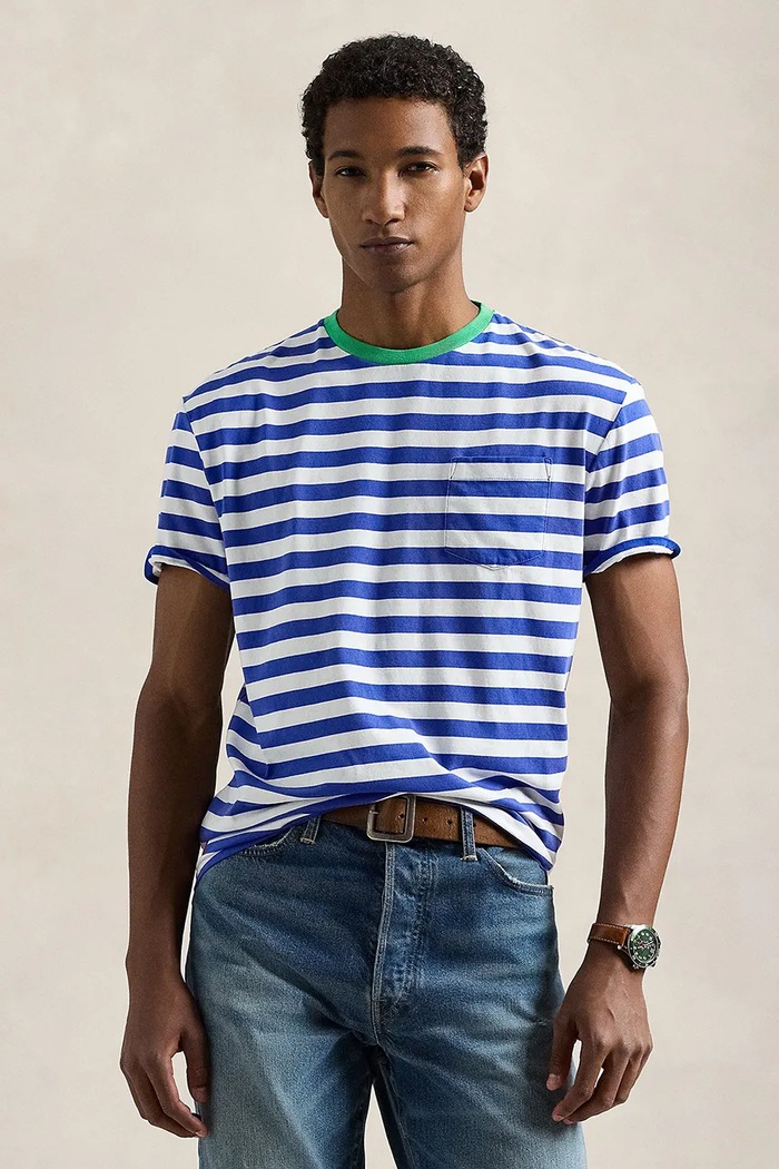 Polo Ralph Lauren cotton t-shirt regular blue 710958202