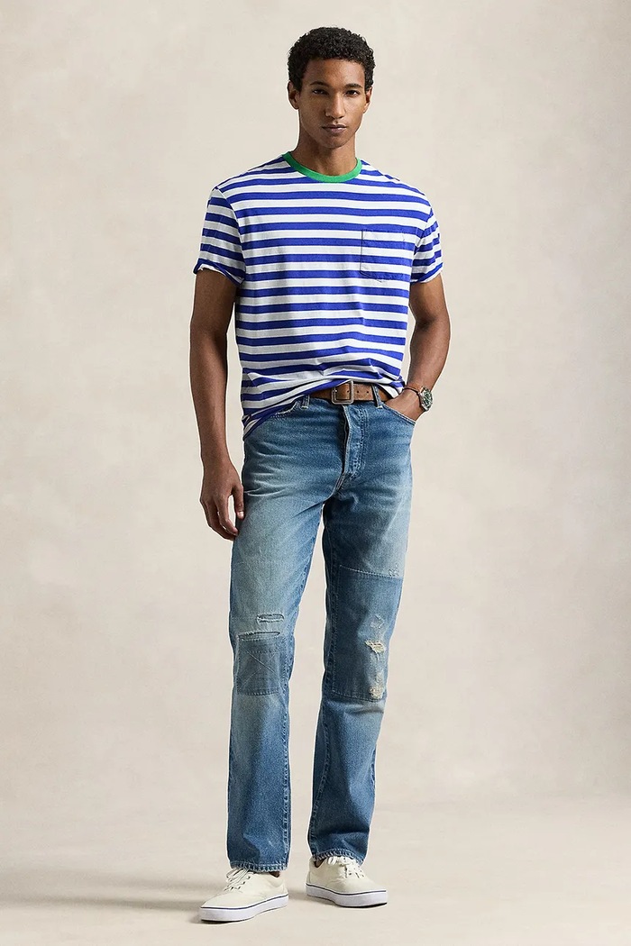 Clothing Polo Ralph Lauren cotton t-shirt 710958202 blue