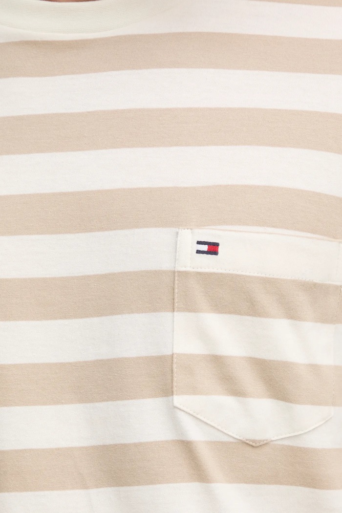 Tommy Hilfiger tricou bărbătesc din bumbac MW0MW37283 bej