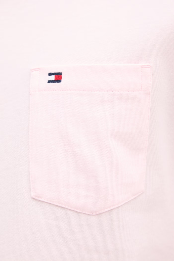 Tommy Hilfiger tricou bărbătesc din bumbac MW0MW37283 roz
