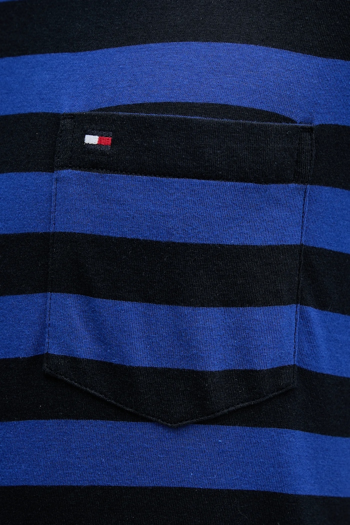 Tommy Hilfiger tričko pánské bavlněné námořnická modř MW0MW37283