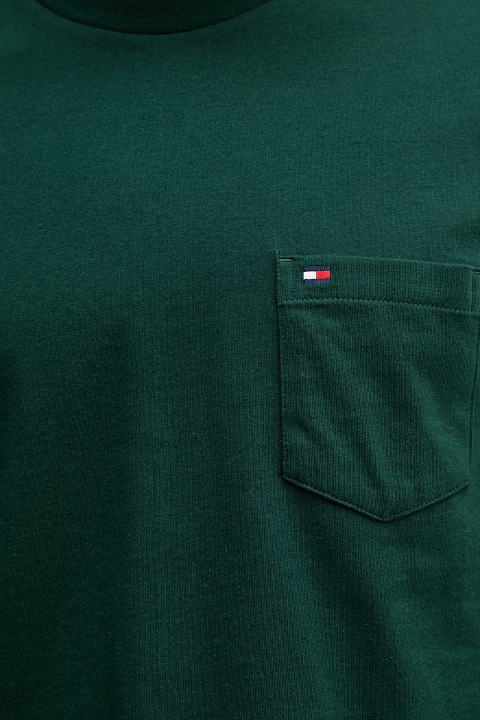 Tommy Hilfiger tricou bărbătesc de bumbac MW0MW37283 verde