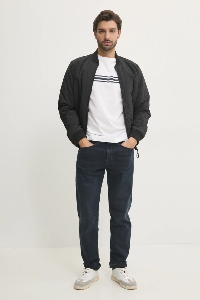 Tommy Hilfiger Bavlněné tričko Tommy Hilfiger MW0MW37443 bílá SS25