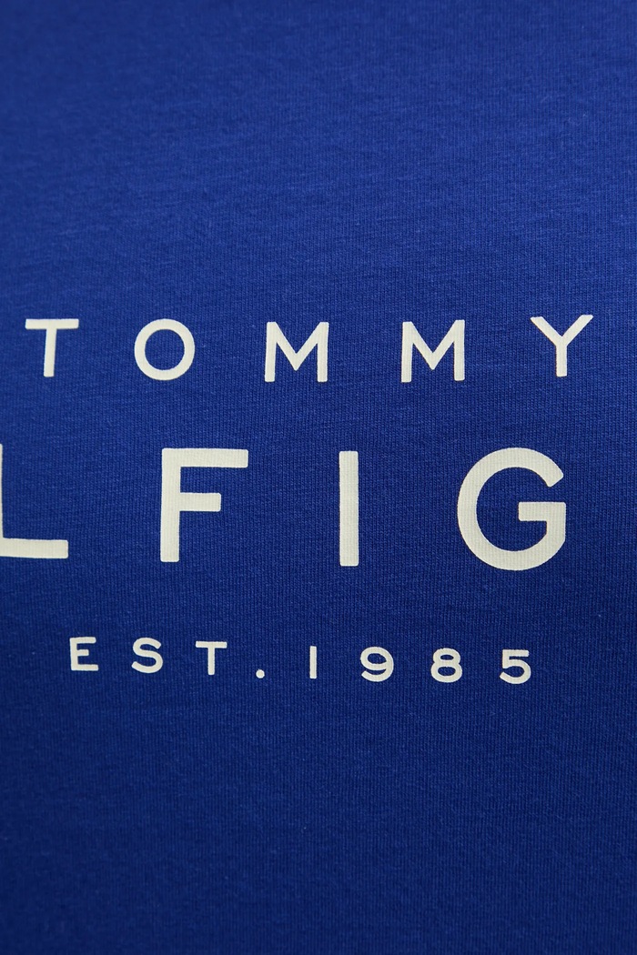 Pamučna majica Tommy Hilfiger MW0MW37448 plava