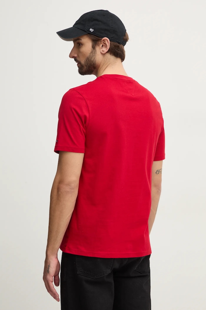 Îmbrăcăminte Tommy Hilfiger tricou MW0MW38980 rosu