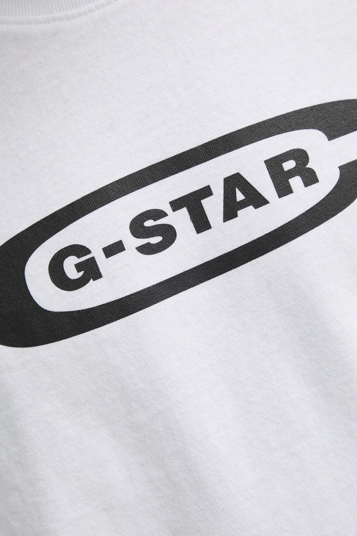 Bavlnené tričko G-Star D26350.C336 biela