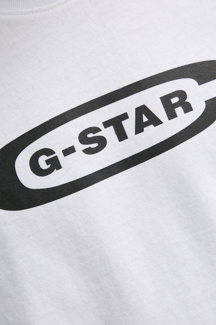 Bavlnené tričko G-Star D26350.C336 biela