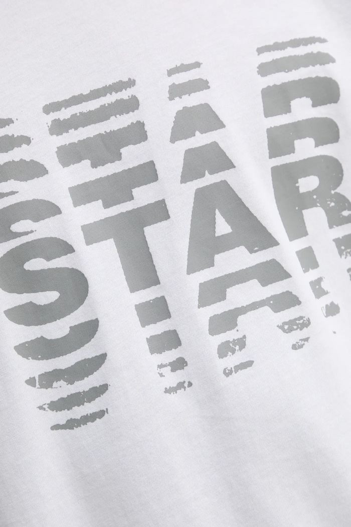 Bavlnené tričko G-Star D25140.336 biela