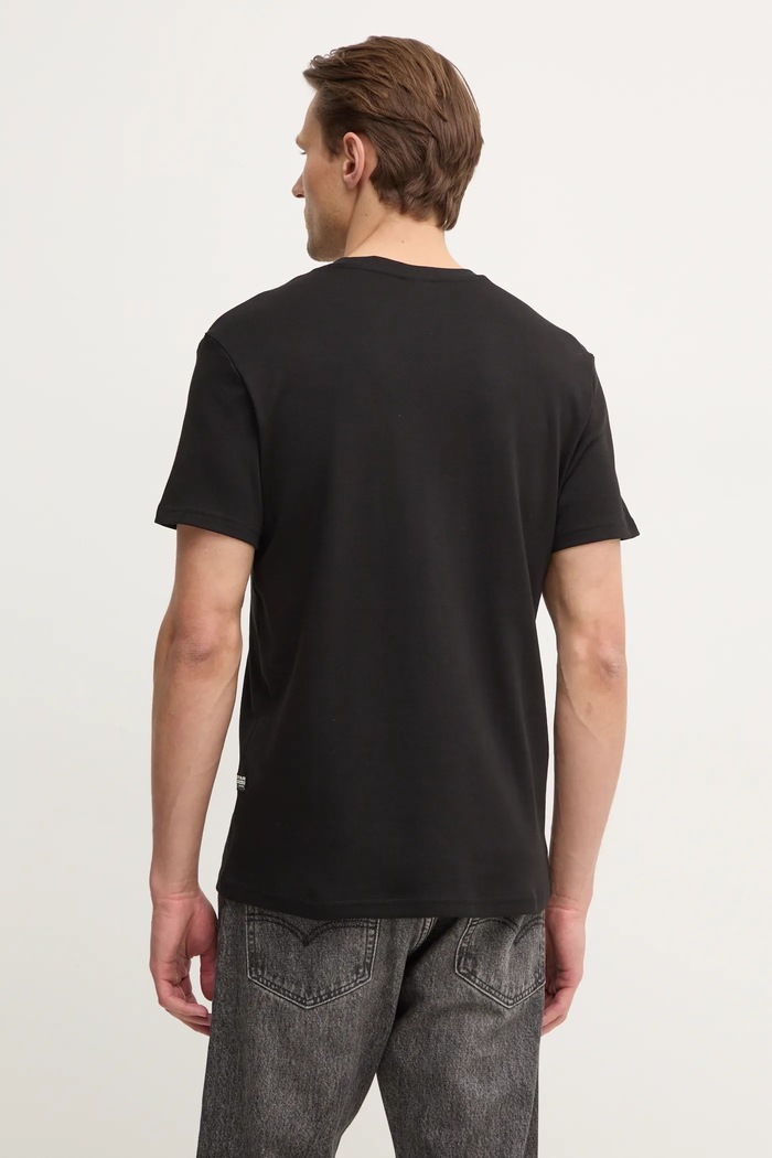 Odzież G-Star t-shirt bawełniany D25150.C812 czarny