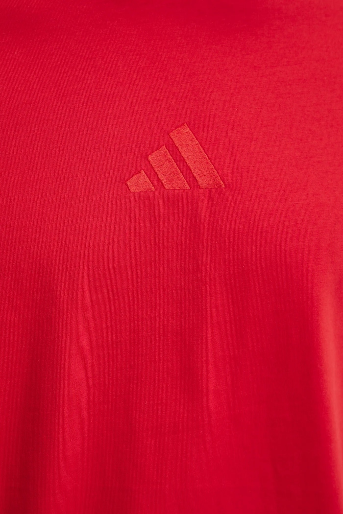 Bavlněné tričko adidas ALL SZN JC5346 červená