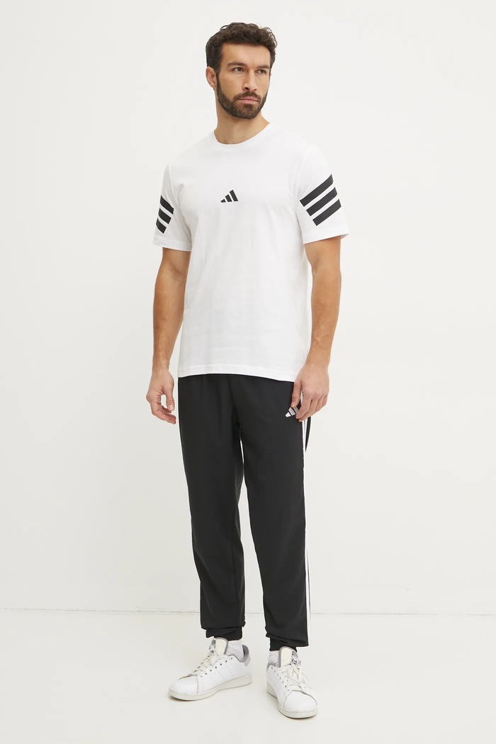 adidas pamut póló Future Icons JD4880 fehér SS25