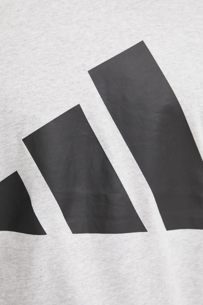 Bavlněné tričko adidas Essentials JE8946 šedá