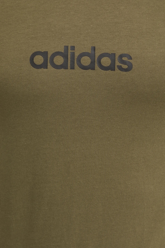 adidas tricou din bumbac Essentials Linear JE9001 verde