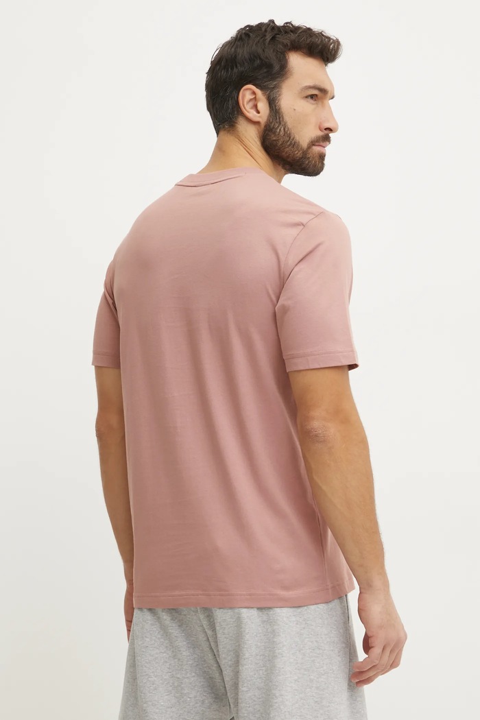 Odzież adidas t-shirt bawełniany Essential JF1099 różowy