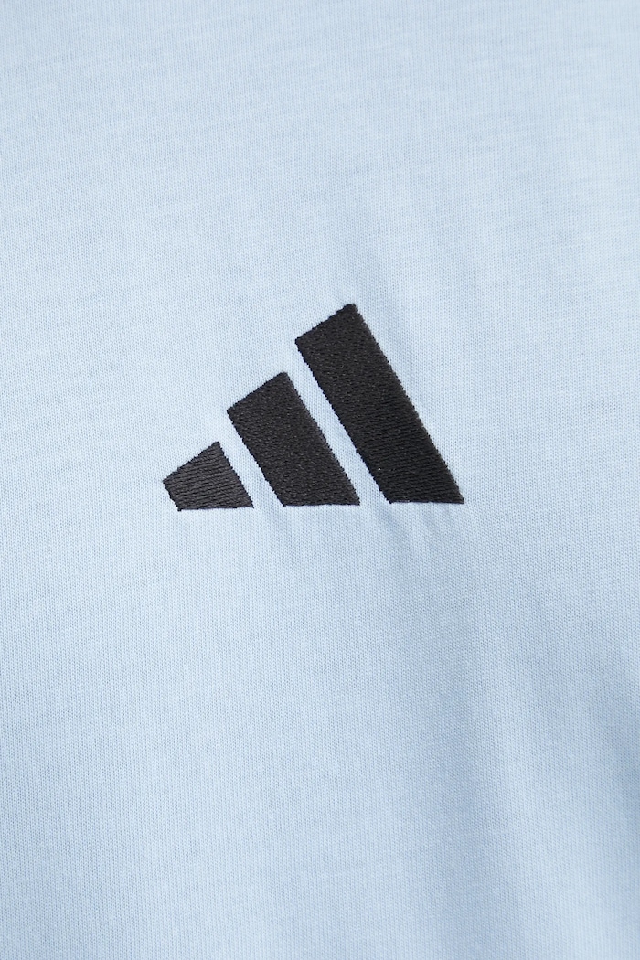 adidas tricou din bumbac Essential JF1101 albastru