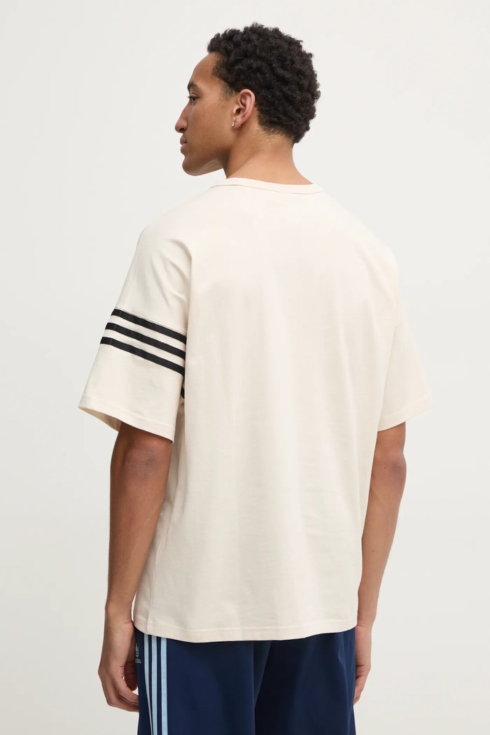 Odzież adidas Originals t-shirt bawełniany Neuclassics JC9933 beżowy