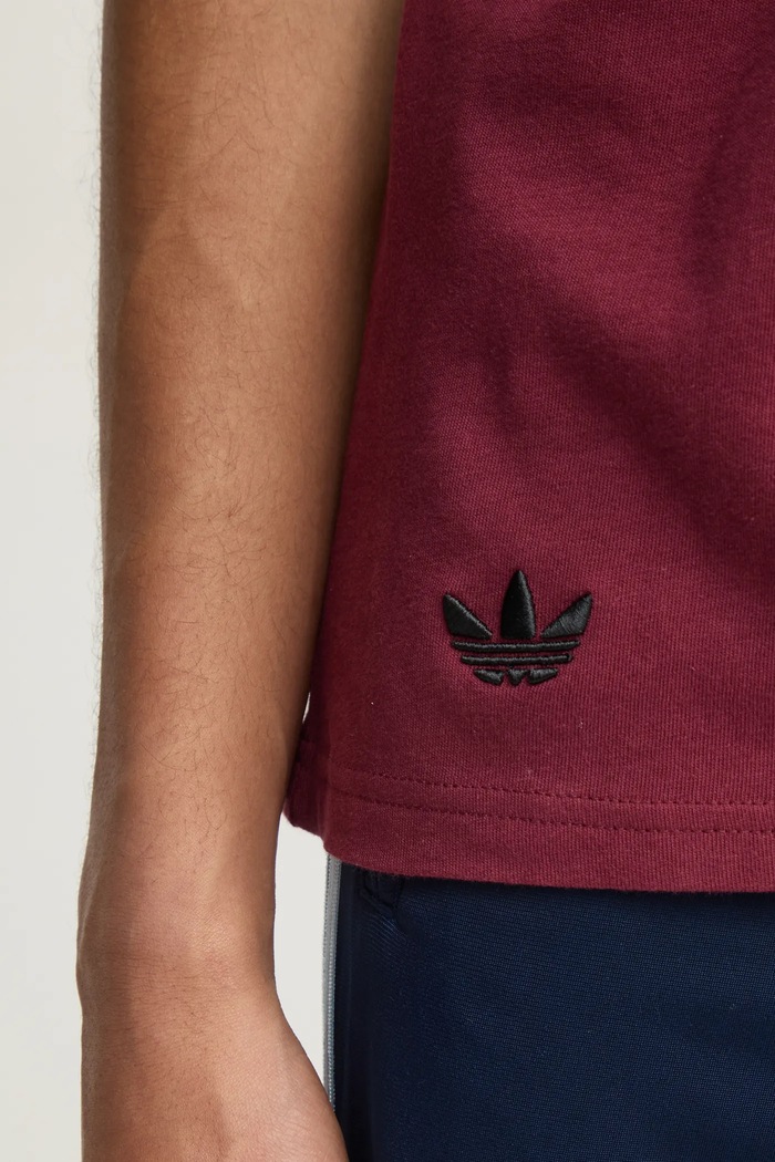 Bavlněné tričko adidas Originals Neuclassics adidas Originals burgundské JC9934