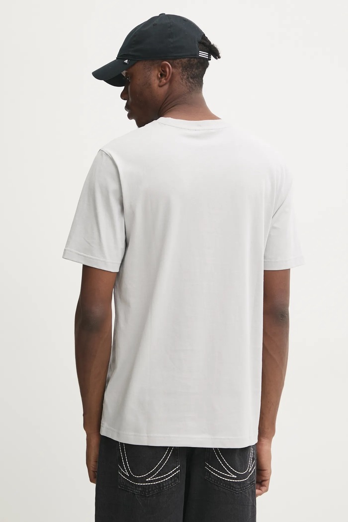 Odzież adidas Originals t-shirt bawełniany TREFOIL T-SHIRT JP2548 szary
