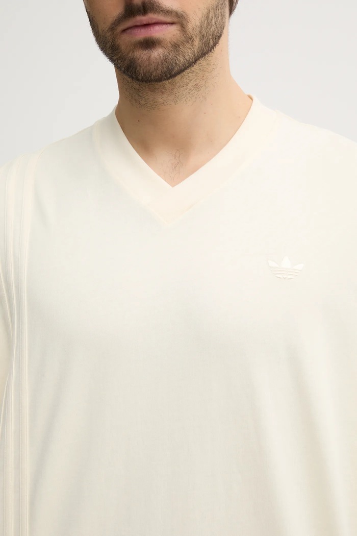 Bavlnené tričko adidas Originals FRONT ST TEE béžová JD0912
