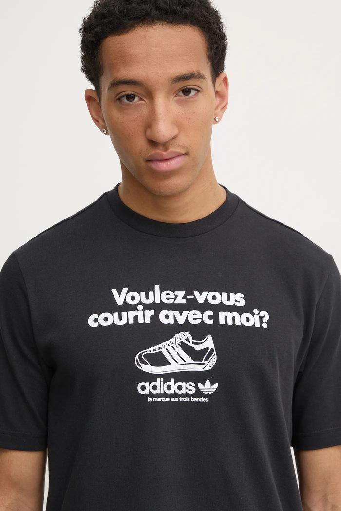 Majica kratkih rukava adidas Originals GRFX TEE crna JC8366