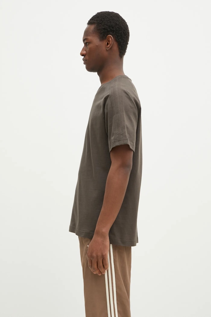 adidas Originals tricou din bumbac Essential JD3276 verde SS25