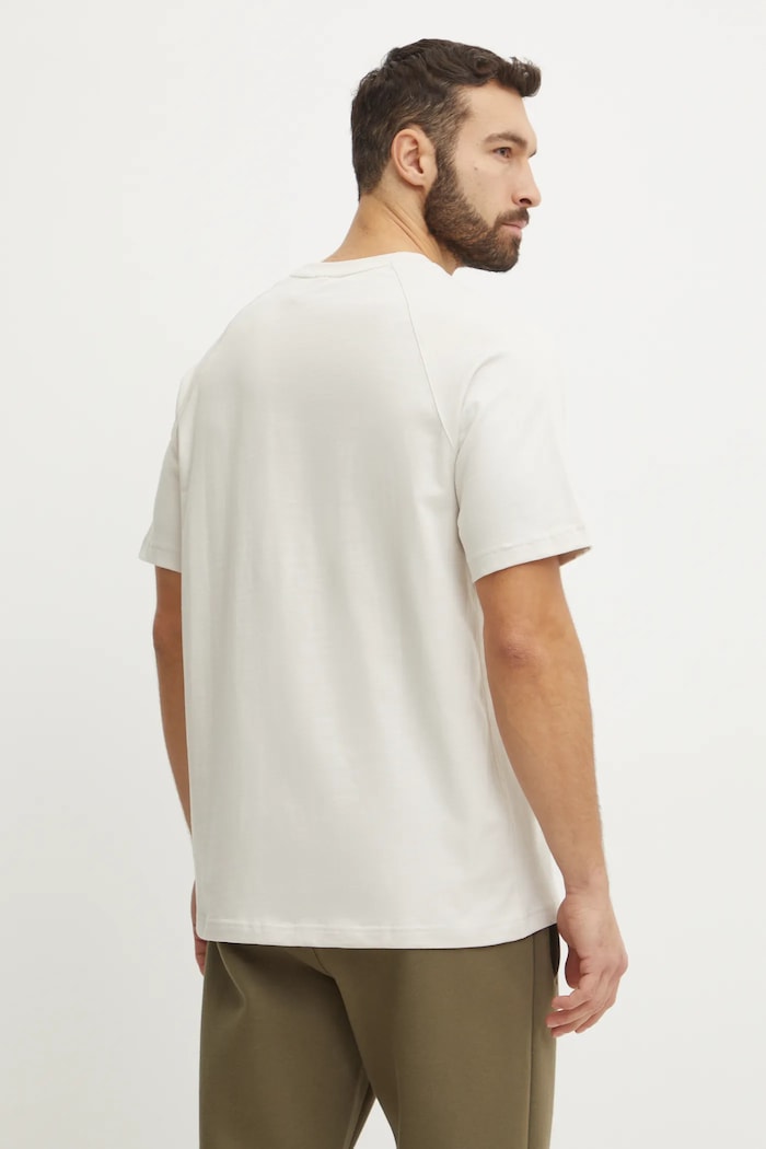 Oblečenie Bavlnené tričko adidas Originals Essential JD3277 béžová