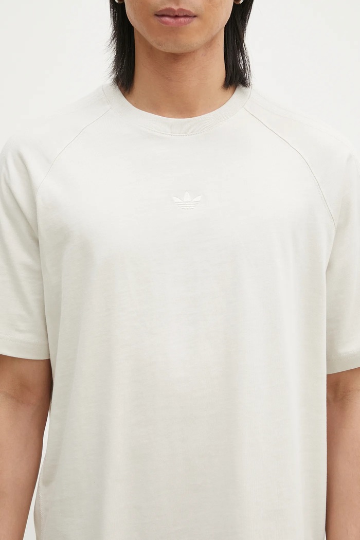 adidas Originals tricou din bumbac Essential bej JD3277
