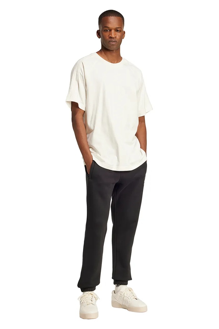 Bombažna kratka majica adidas Originals Essential JD3278 bela AW25