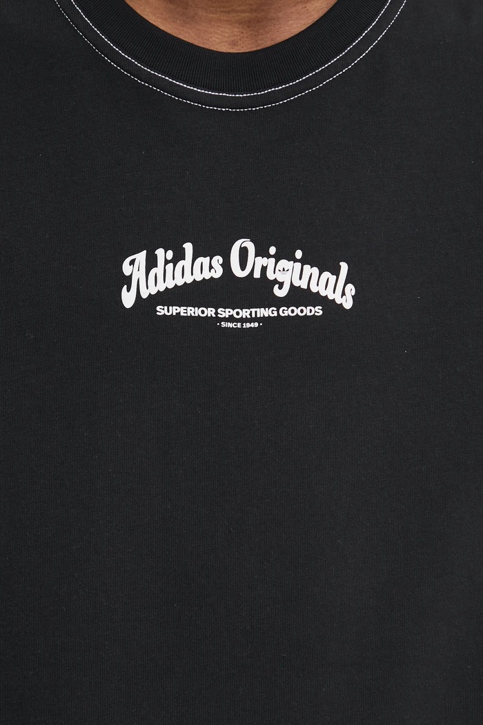 adidas Originals t-shirt bawełniany Wabash JP4477 czarny