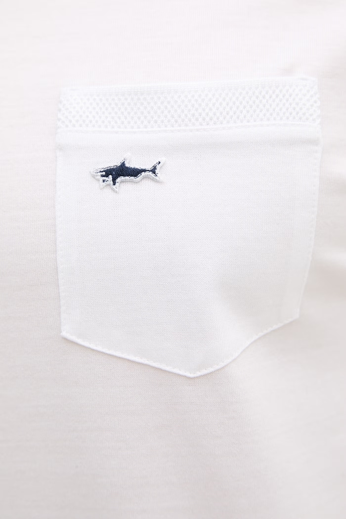 Paul&Shark tricou din bumbac 25411007 alb
