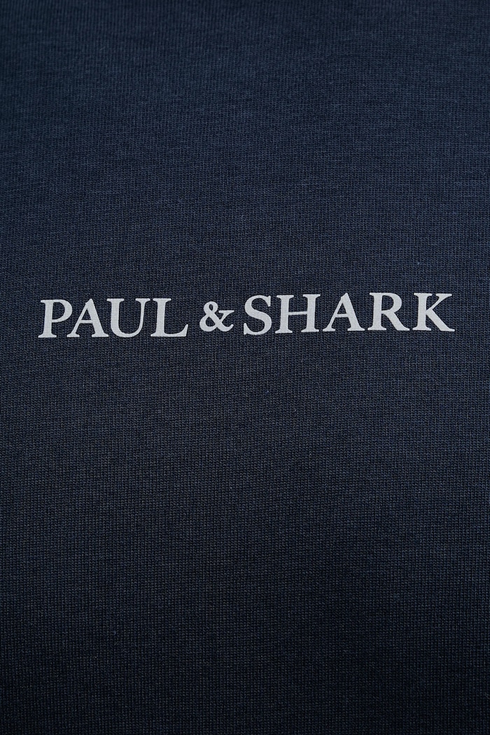 Paul&Shark t-shirt bawełniany granatowy 25411088