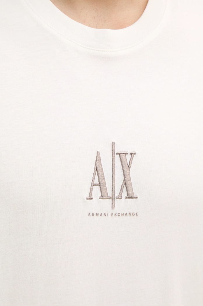 Памучна тениска Armani Exchange XM000363.AF12308.NOS бял