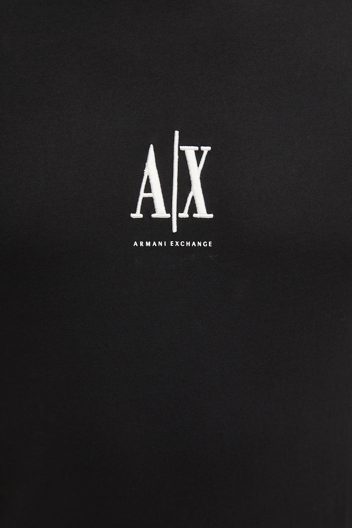Armani Exchange pamut póló XM000363.AF12308.NOS fekete