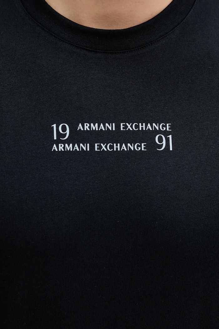 Armani Exchange t-shirt bawełniany XM000539.AF10362 granatowy
