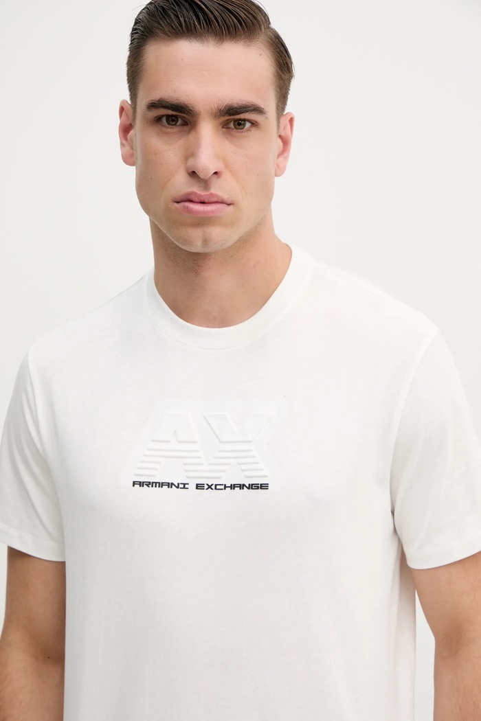 Armani Exchange t-shirt bawełniany biały XM000544.AF10361