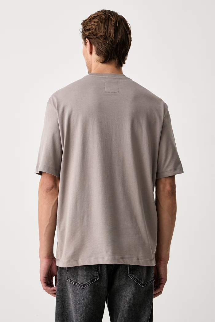 Odzież Armani Exchange T-shirt męski bawełniany XM000366.AF12308.NOS beżowy