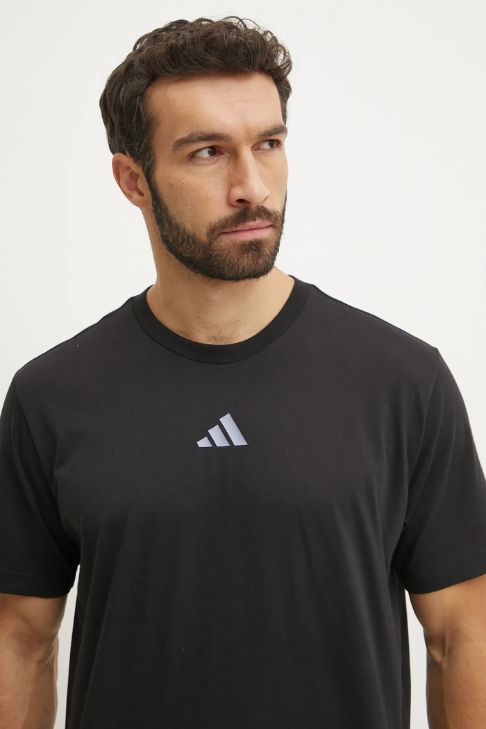 adidas Performance t-shirt treningowy czarny JD8235