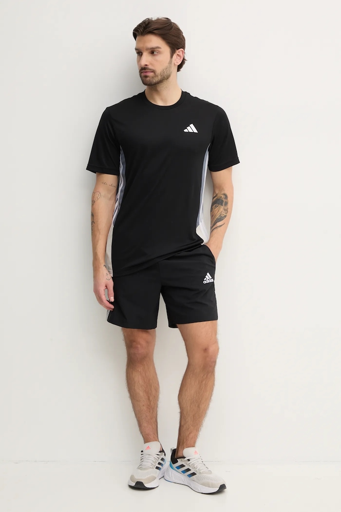 adidas Performance t-shirt treningowy Essential JI8397 czarny SS25