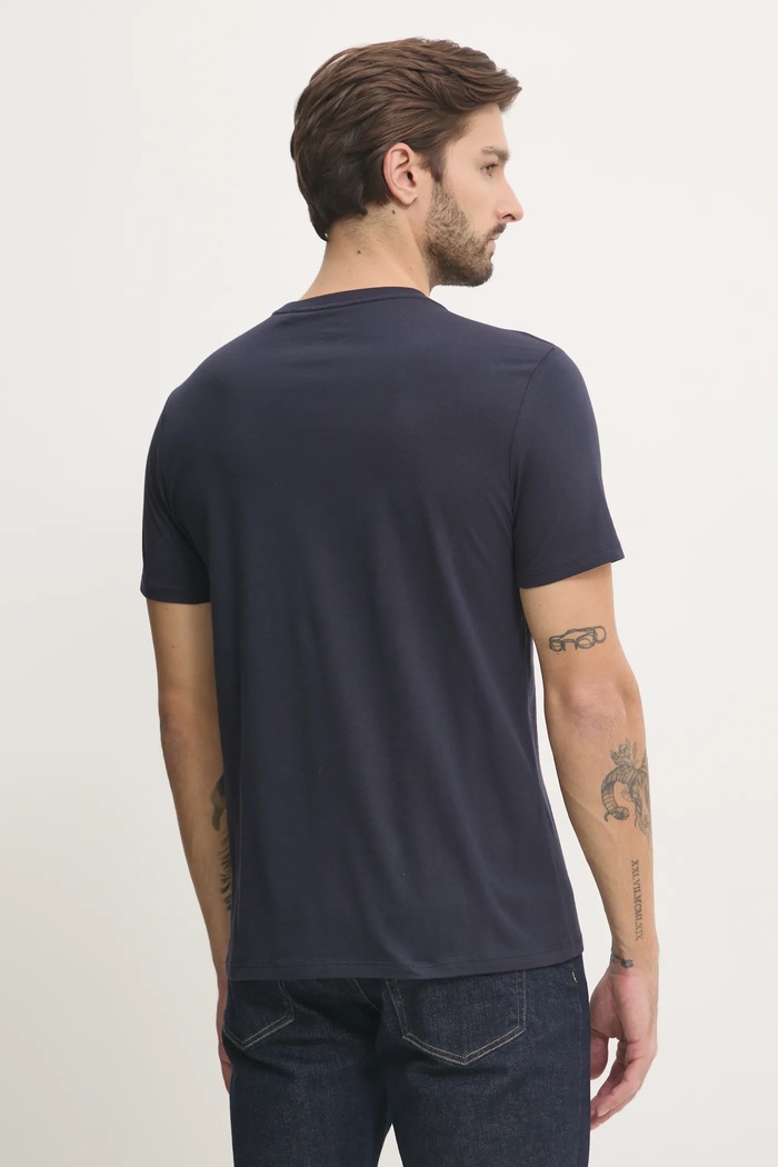 Guess t-shirt in cotone M5RI49.K9RM1 blu navy SS25