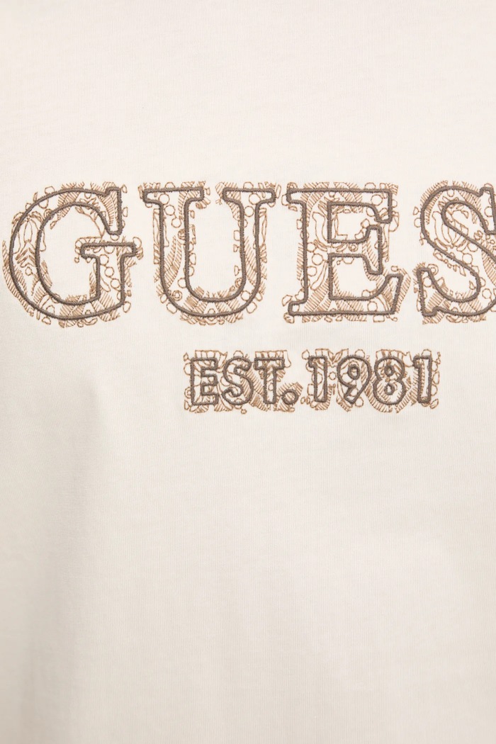 Bavlněné tričko Guess M5RI23.K8FQ4 béžová