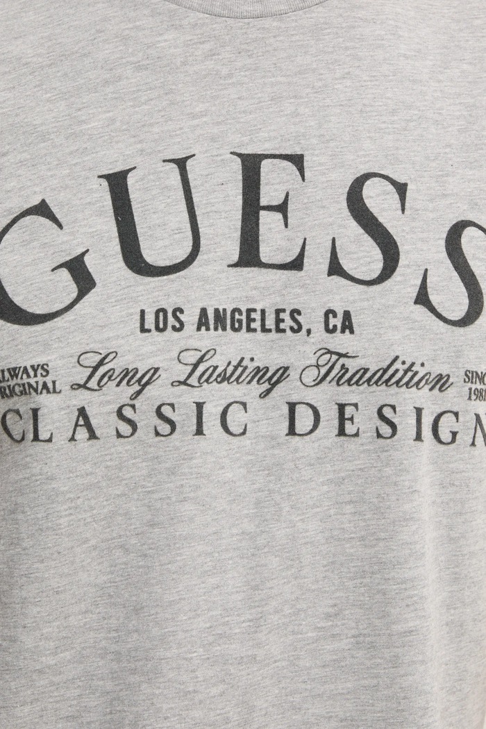 Βαμβακερό μπλουζάκι Guess M5RI43.K9RM1 γκρί