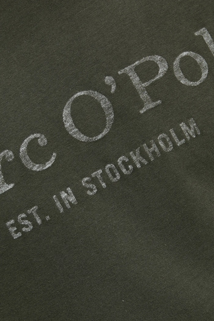 Памучна тениска Marc O'Polo 520201251052 зелен