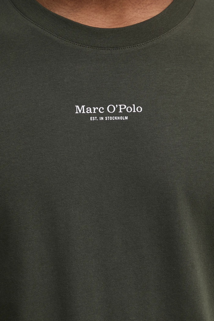 Bavlněné tričko Marc O'Polo 520201251382 šedá