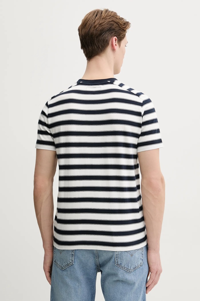 Odzież Marc O'Polo t-shirt bawełniany 522214551220 biały