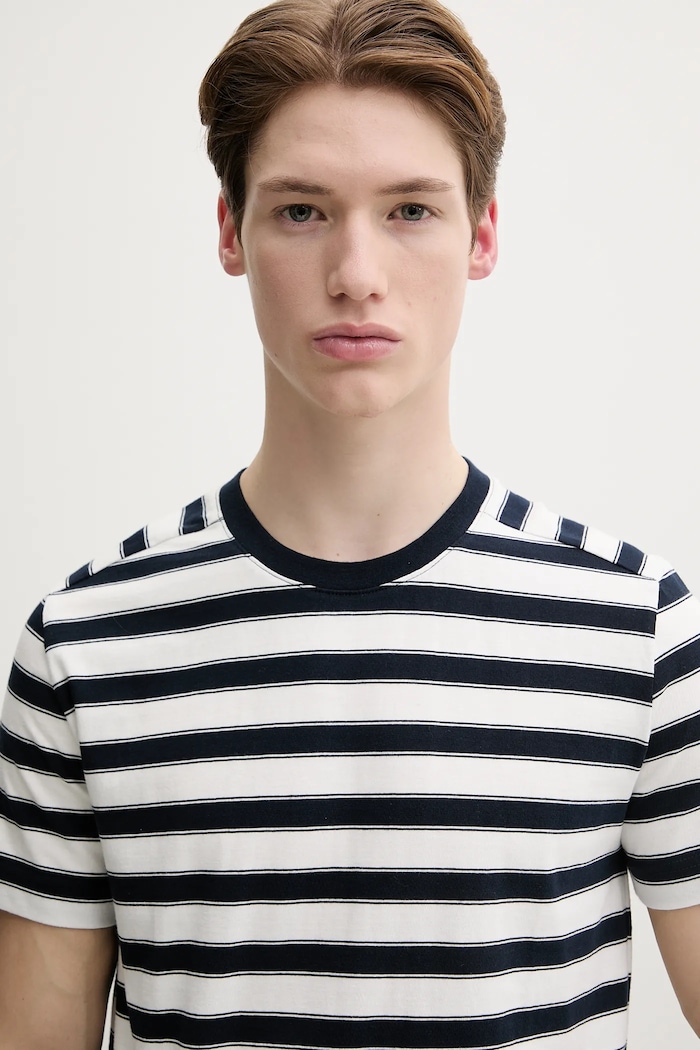 Marc O'Polo t-shirt bawełniany biały 522214551220