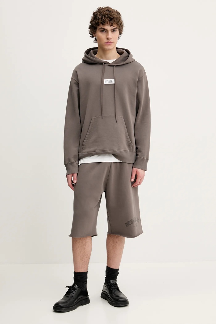 MM6 Maison Margiela tricou din bumbac SH0GC0033 alb SS25